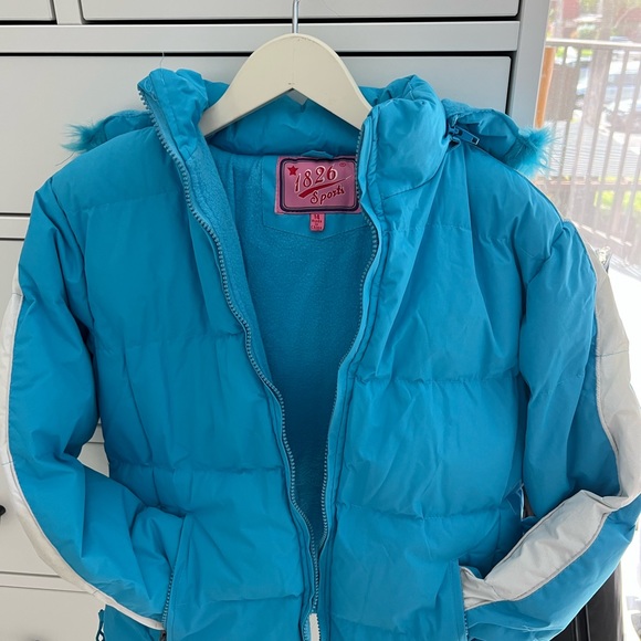 - 🔥NWOT 1826 kids light blue with white jacket size 14. - Picture 7 of 13